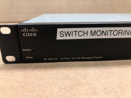 Cisco SF300 - 24 24 - port 10/100 Managed Switch with Gigabit Uplinks - KLR Automation