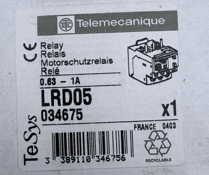 TELEMECANIQUE RELAY LRD05 x1 - KLR Automation
