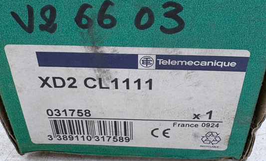 SCHNEIDER ELECTRIC XD2 CL1111 031758 MANIPULTEUR A LEVIER DE 30 x1