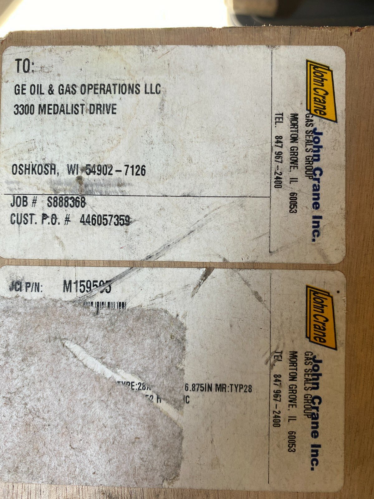 GE DRY GAS SEAL Turbo Machine Compressor DH7JM 89624288 Type 28XP JOHN CRANE - KLR Automation