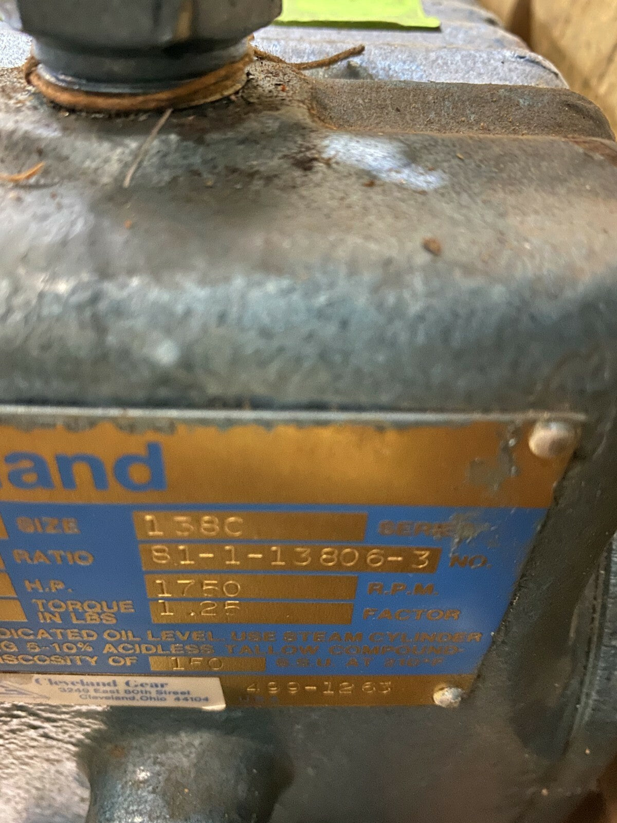 CLEVELAND WORM GEAR Reducer Size 30AF Series 138C  OLD STOCK