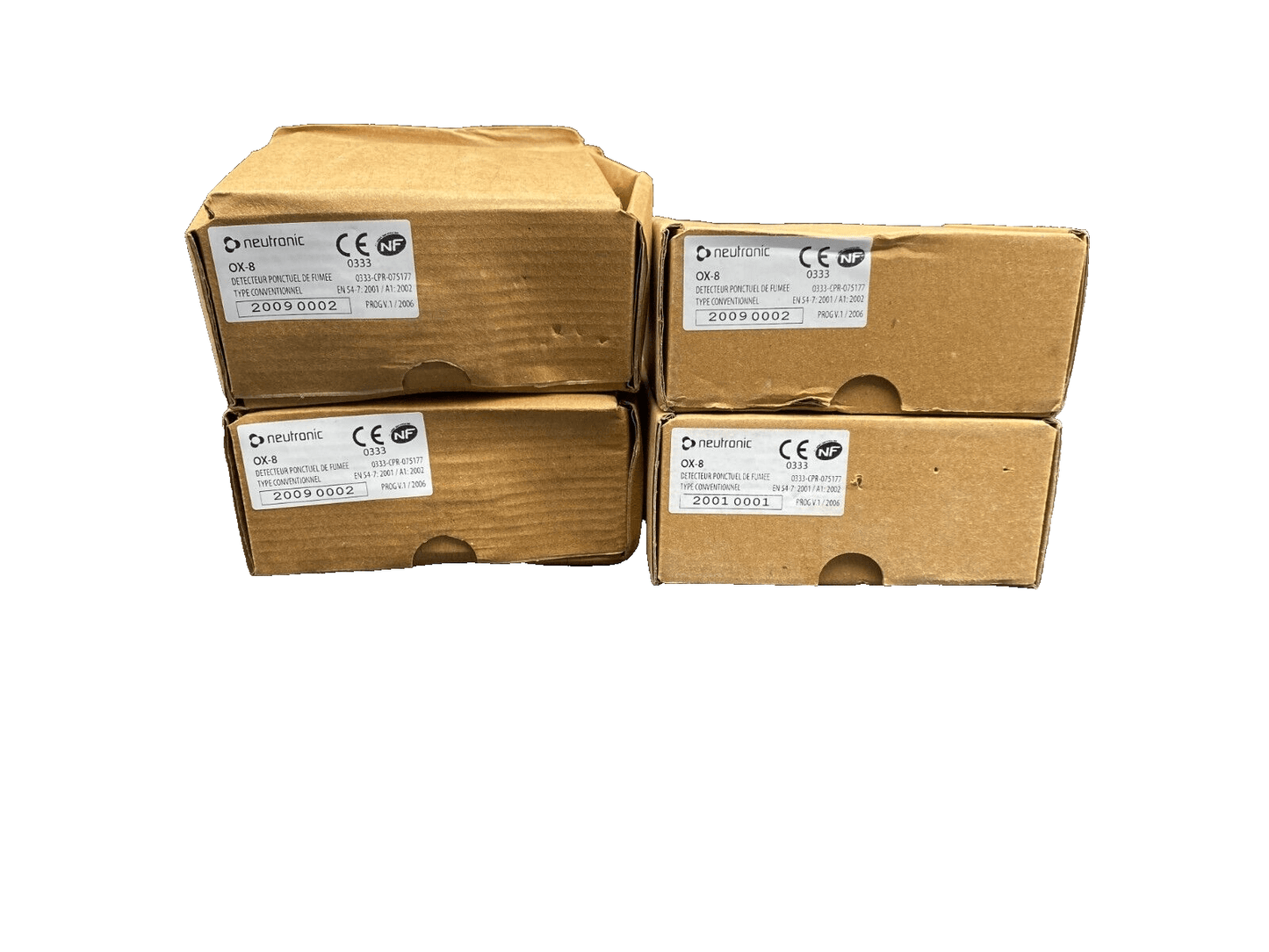 NEUTRONIC OX - 8 DETECTEUR PONCTUEL DE FUMEE TYPE CONVENTIONNEL x2pc - KLR Automation