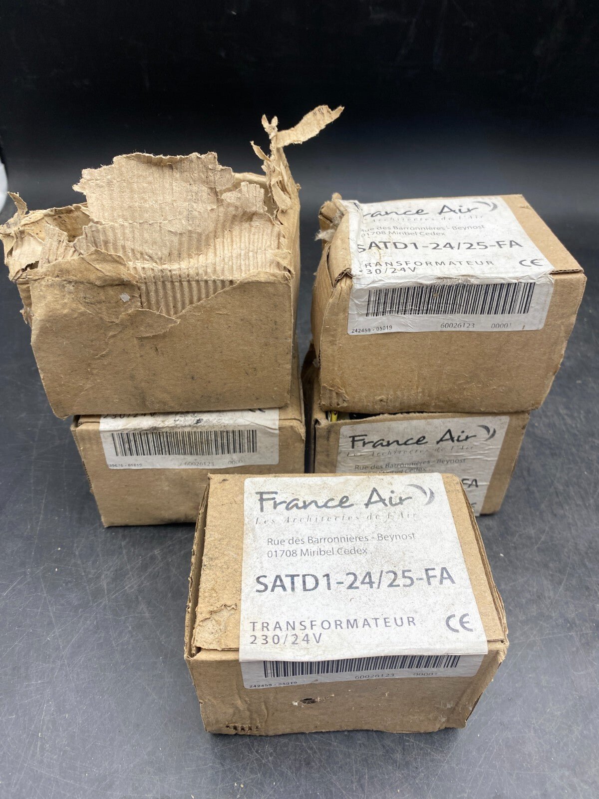 LOT DE 5 FRANCE AIR SATD1 - 24/25 - FA TRANSFORMATEUR 230V/24V - KLR Automation