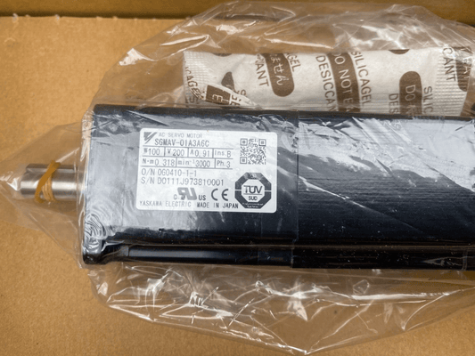 YASKAWA SGMAV - 01A3A6C 0G0410 - 1 100W 200V 0.91A 3PH 3000 MIN - 1 0.318 Nm x1pc - KLR Automation