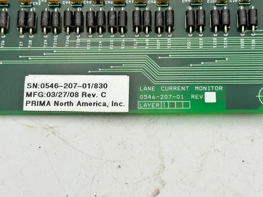 PRIMA CARTE MERE LANE CURRENT MONITOR 0546 - 207 - 01/830 REV - KLR Automation
