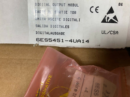 1 x SIEMENS SIMATIC S5 6ES5451 - 4UA14 new + 6es5 498 - 1AA71 - KLR Automation