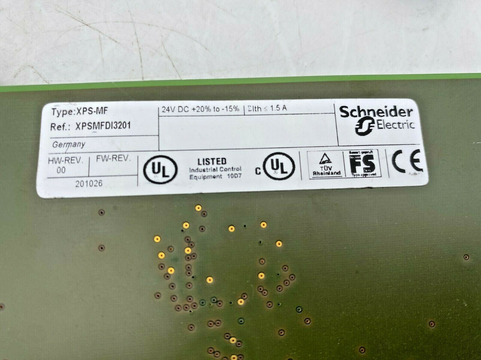 1pc Schneider Electric XPSMF Preventa XPS   XPS-MF XPSMFDI3201digital inputcard 