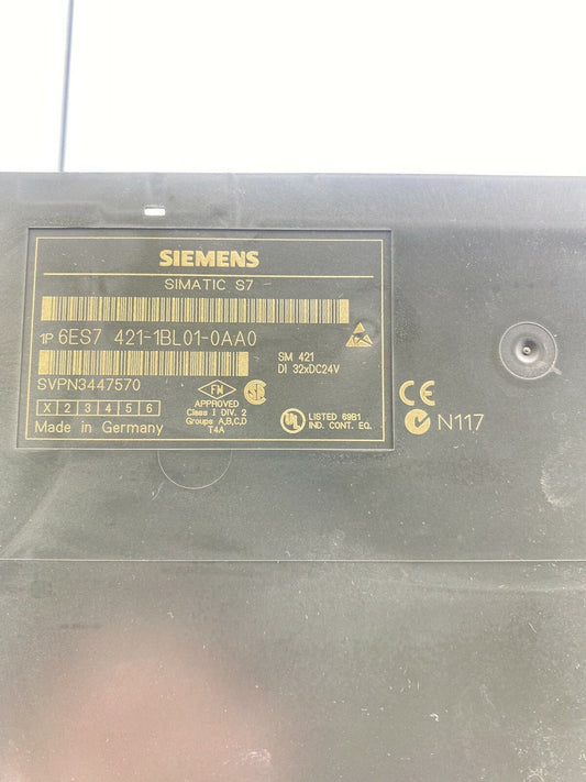 Siemens Simatic S7 6ES7 421 - 1BL01 - 0AA0 E1 Digital Output Modul - KLR Automation