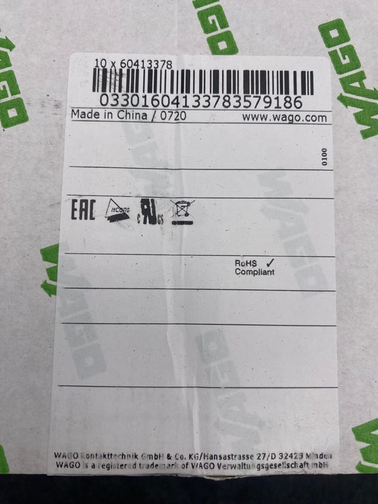 1 pc x WAGO 858-100 LOT DE 10 pc REL-SOCKET