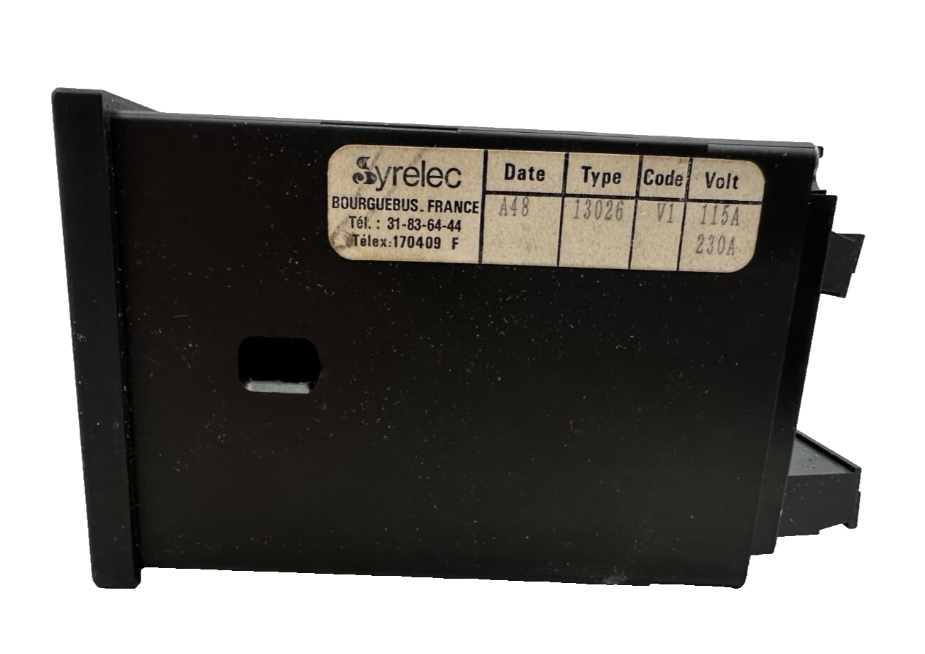 SYRELEC 13026 V1 115A 230A COMPTEUR DECOMPTEUR TACHYMETRE NEW OLD STOCK