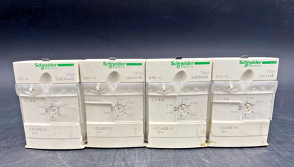 LOT OF 4 SCHNEIDER ELECTRIC LUCAX6B 24V CONTROL UNIT