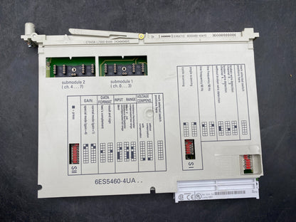 SIEMENS 6ES5460 - 4UA13 ANALOG INPUT MODULE - KLR Automation
