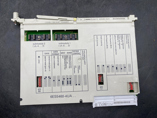 SIEMENS 6ES5460 - 4UA13 ANALOG INPUT MODULE - KLR Automation