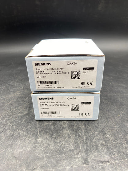 NEW SIEMENS QAA24 ROOM TEMPERATURE SENSOR - KLR Automation