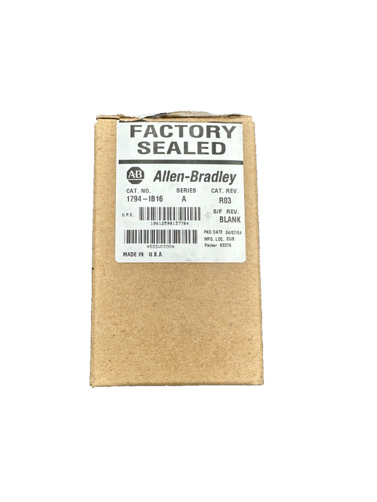 ALLEN-BRADLEY 1794-IB16 SERIES A REV R03