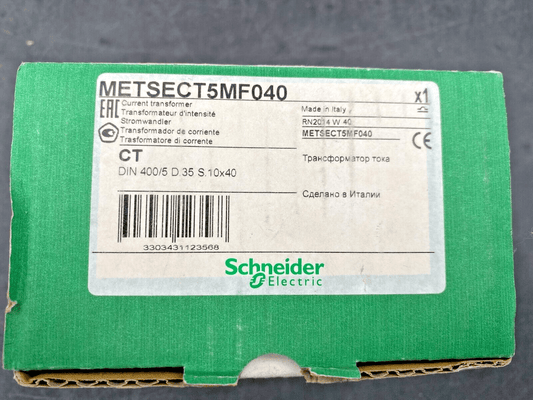 NEW SCHNEIDER ELECTRIC METSECT5MF040 CT CURRENT TRANSFORMER - KLR Automation