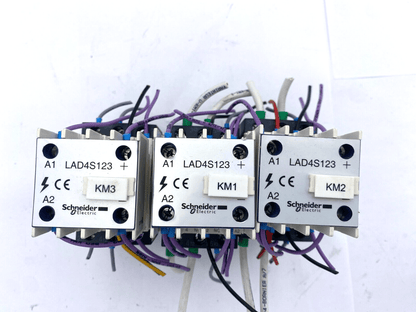 LOT OF 3 SCHNEIDER ELECTRIC LAD4S123 RECTIFIER - KLR Automation