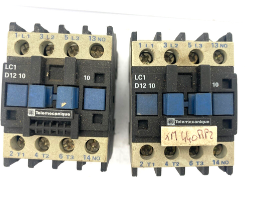 TELEMECANIQUE SQUARE D LC1 D09 10 (x2) + LC1 D12 10 (x2) + LC1 D32 CONTACTOR