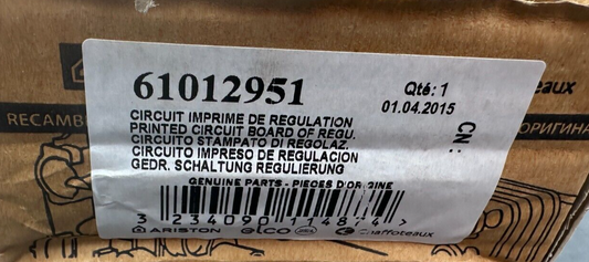 ARISTON CHAFFOTEAUX 61012951 CIRCUIT IMPRIME DE REGULATION