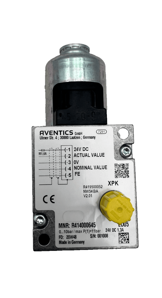 AVENTICS EMERSON MNR R414000645 VALVE 7291 R419500052 NW5KBA - KLR Automation