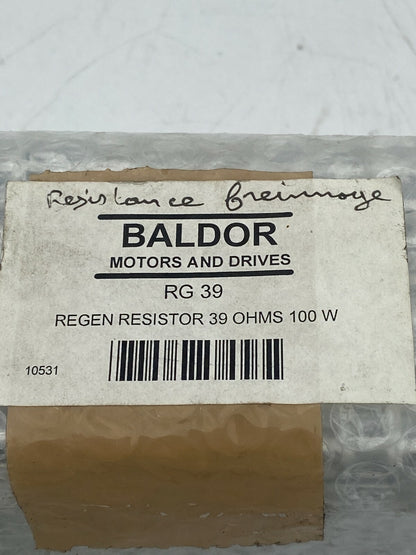 BALDOR RG-39 REGENERATION RESISTOR 100 WATT