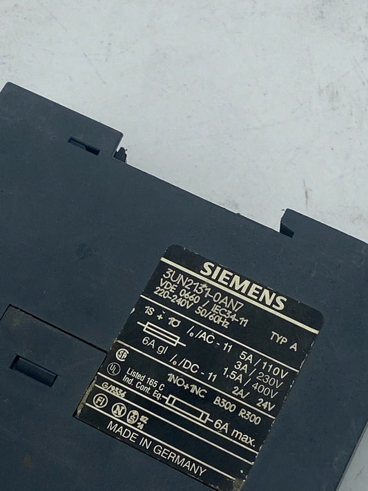 SIEMENS 3UN2131 - 0AN7 THERMISTOR PROTECTION ENGINE PROTECTION RELAY - KLR Automation