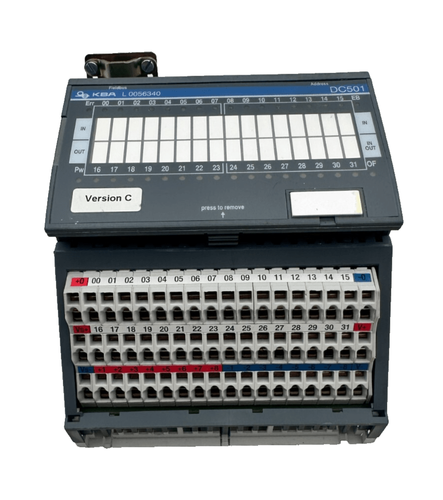 ABB KBA DC501 DC501 - CS31 S500 BUS MODULE 16DI 8DC 8DO VERSION C - KLR Automation