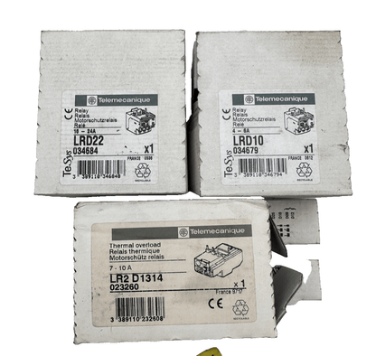 LOT RELAIS TELEMECANIQUE LRD10 + LRD22 + LRD12 + LRD16 + LRD35 + LR2D1314 - KLR Automation