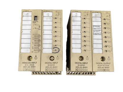 SIEMENS SIMATIC S5 6ES5464 - 8ME11 + 2x 6ES5431 - 8MA11 + 6ES5441 - 8MA11 - KLR Automation