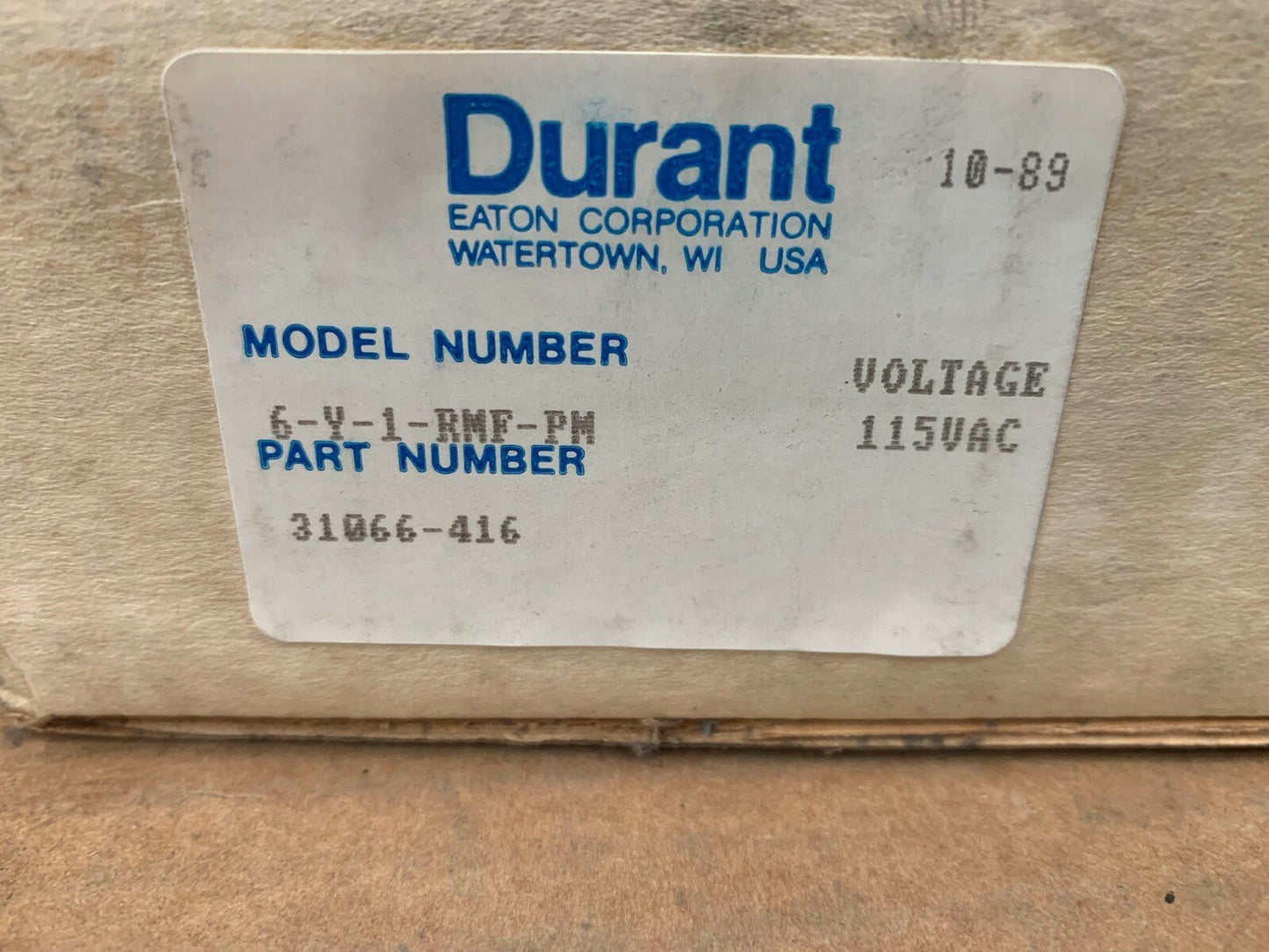6 - Y - 1 - RMF - PMU - 115A - Counter Electromechanical RMF Durant Digit 6 - y - 1 - rmf - pm - KLR Automation