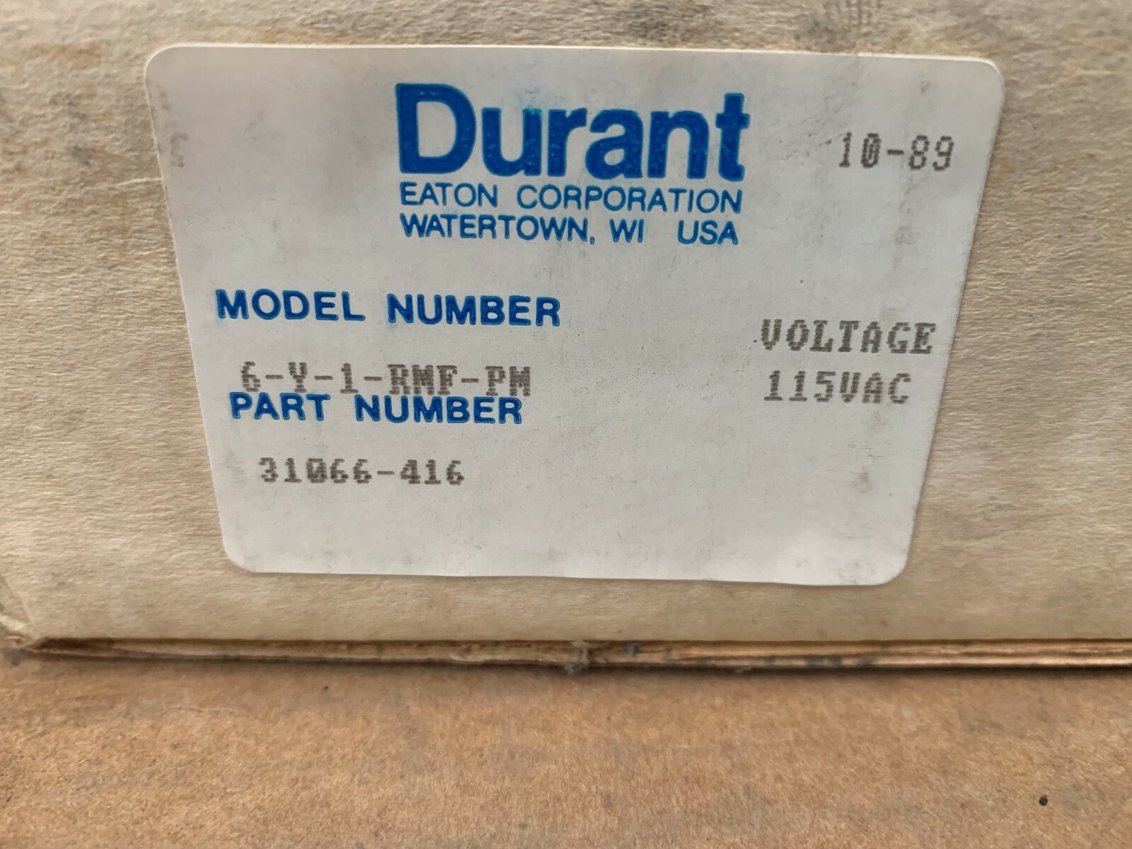 6 - Y - 1 - RMF - PMU - 115A - Counter Electromechanical RMF Durant Digit 6 - y - 1 - rmf - pm - KLR Automation