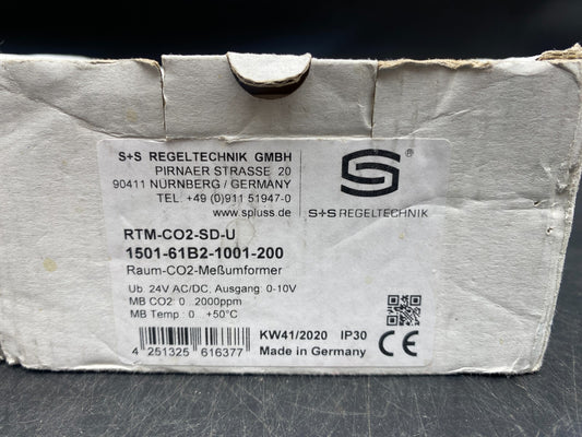 1pc x S+S REGELTECHNIK RTM-CO2-SD-U