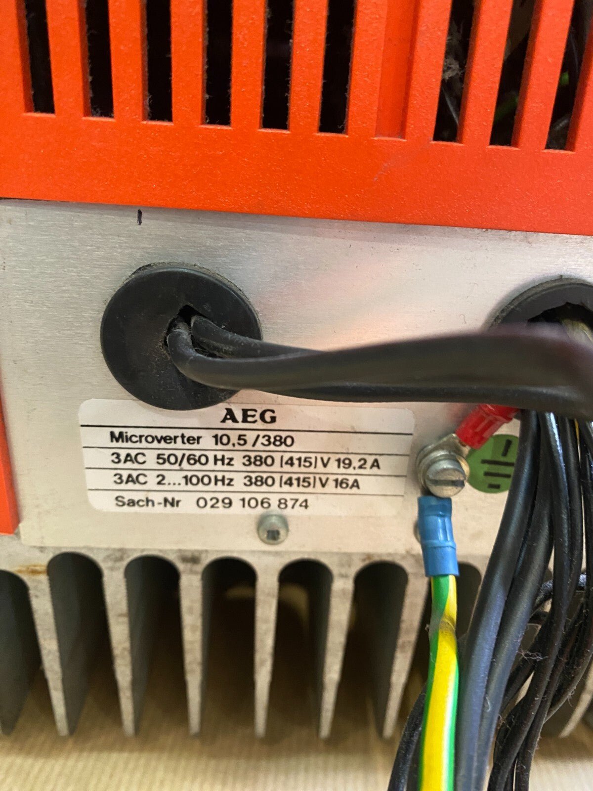 AEG MICROVERTER 10.5/380 1.6MH 20A QT 5277 INVERTER - KLR Automation