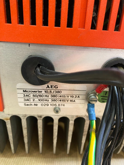AEG MICROVERTER 10.5/380 1.6MH 20A QT 5277 INVERTER - KLR Automation