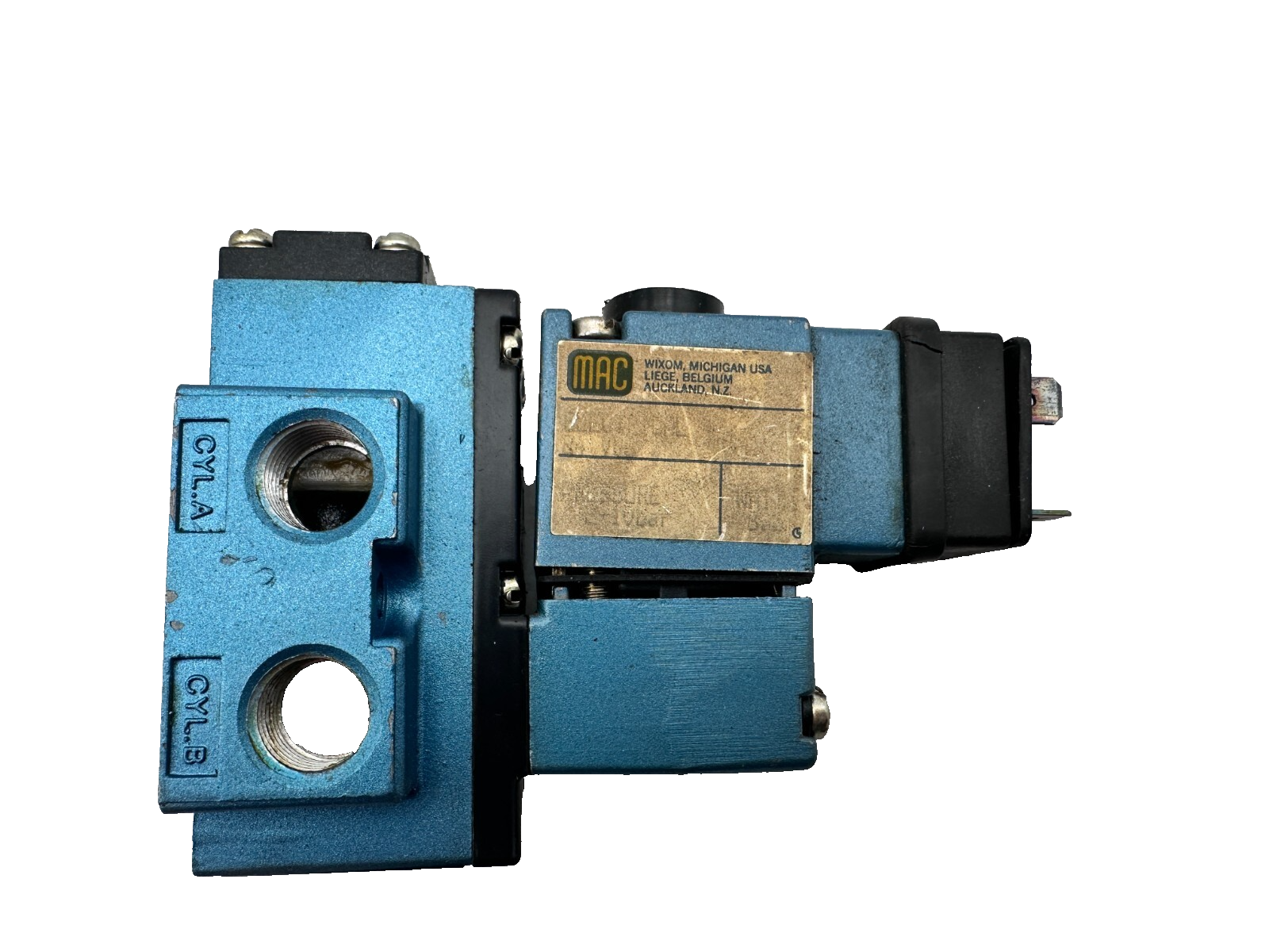 MAC 9168-PM-611JM SOLEINOID VALVE