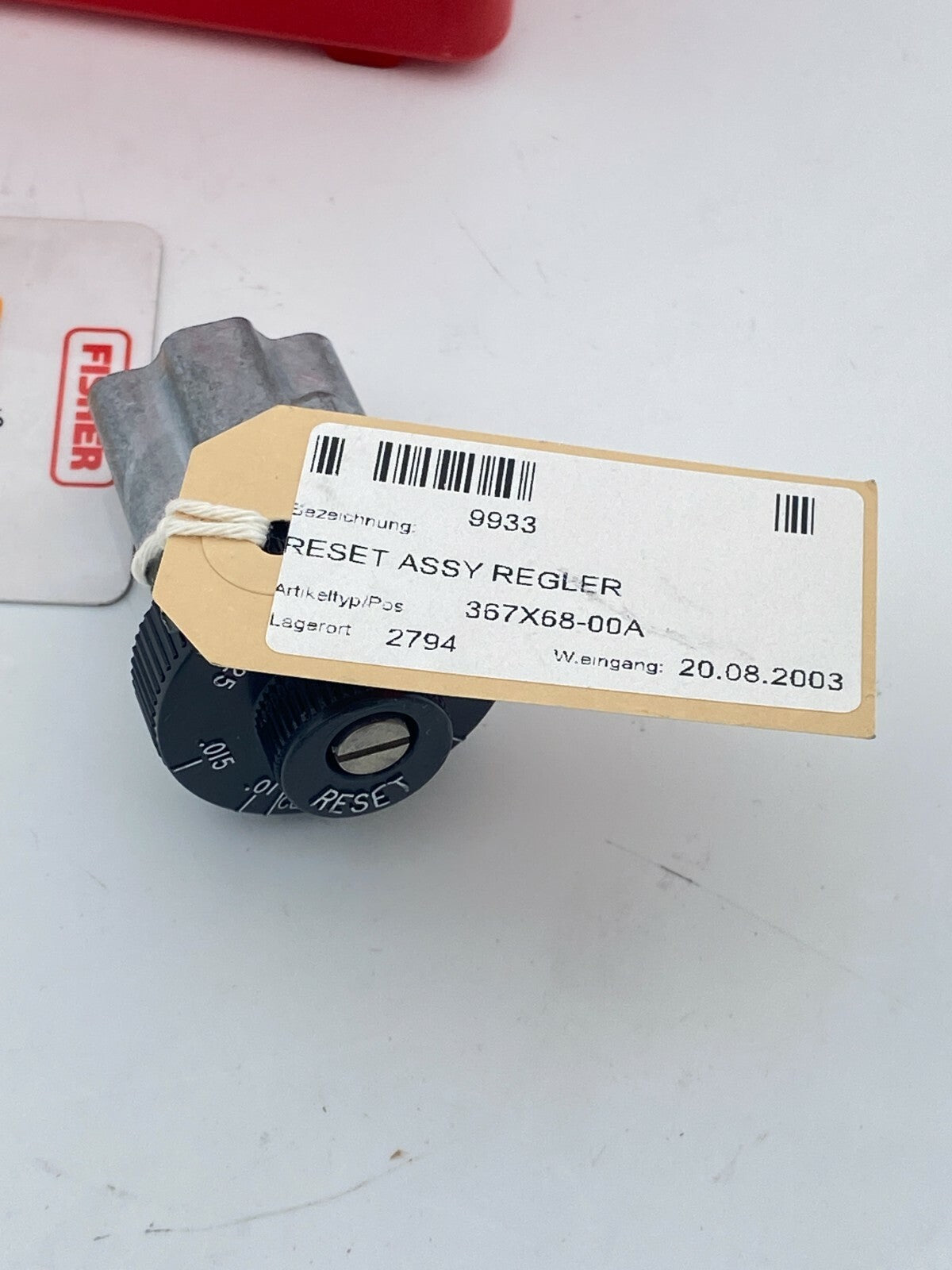 1pc x Fisher B PL TYPE 2502 367x68 - 00A Reset ASSY Regler 125p/049106 - KLR Automation