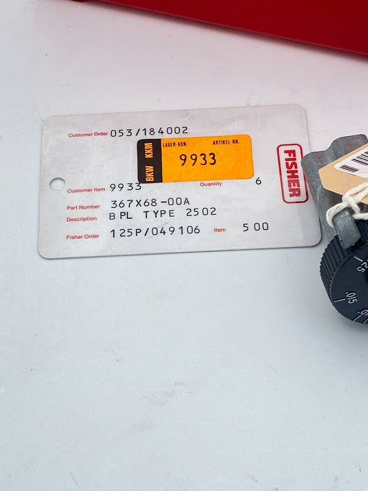1pc x Fisher B PL TYPE 2502 367x68 - 00A Reset ASSY Regler 125p/049106 - KLR Automation