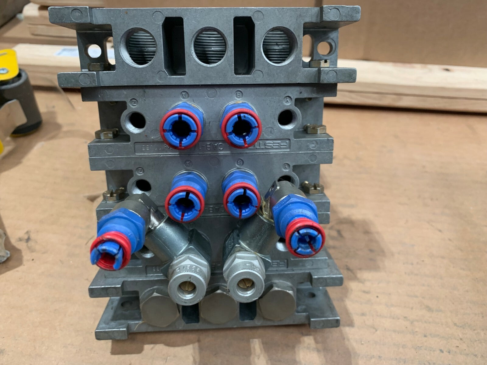  Festo 3pc  CJM-5/2-1/4-FH 6159 + 6pc 4527 MSFG-24