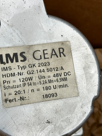 IMS GEAR IMS - Typ GK 2023 HDM-Nr.G2.144.5012/A G2 1445012