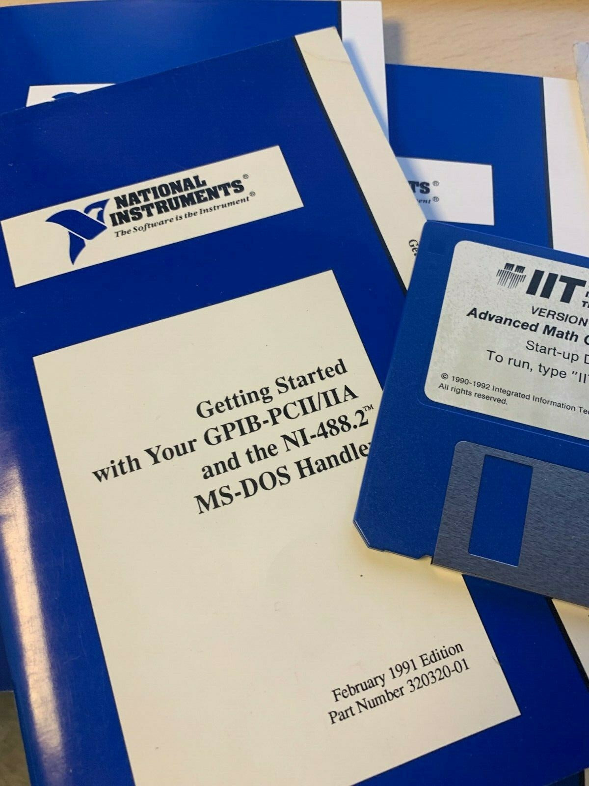 National Instruments Software NI-488.2 for GPIB-PCII/IIA
