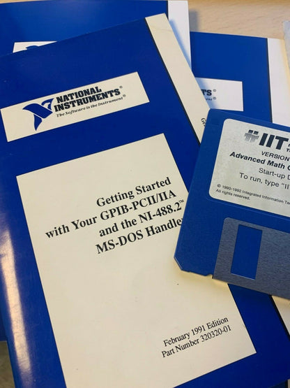 National Instruments Software NI-488.2 for GPIB-PCII/IIA