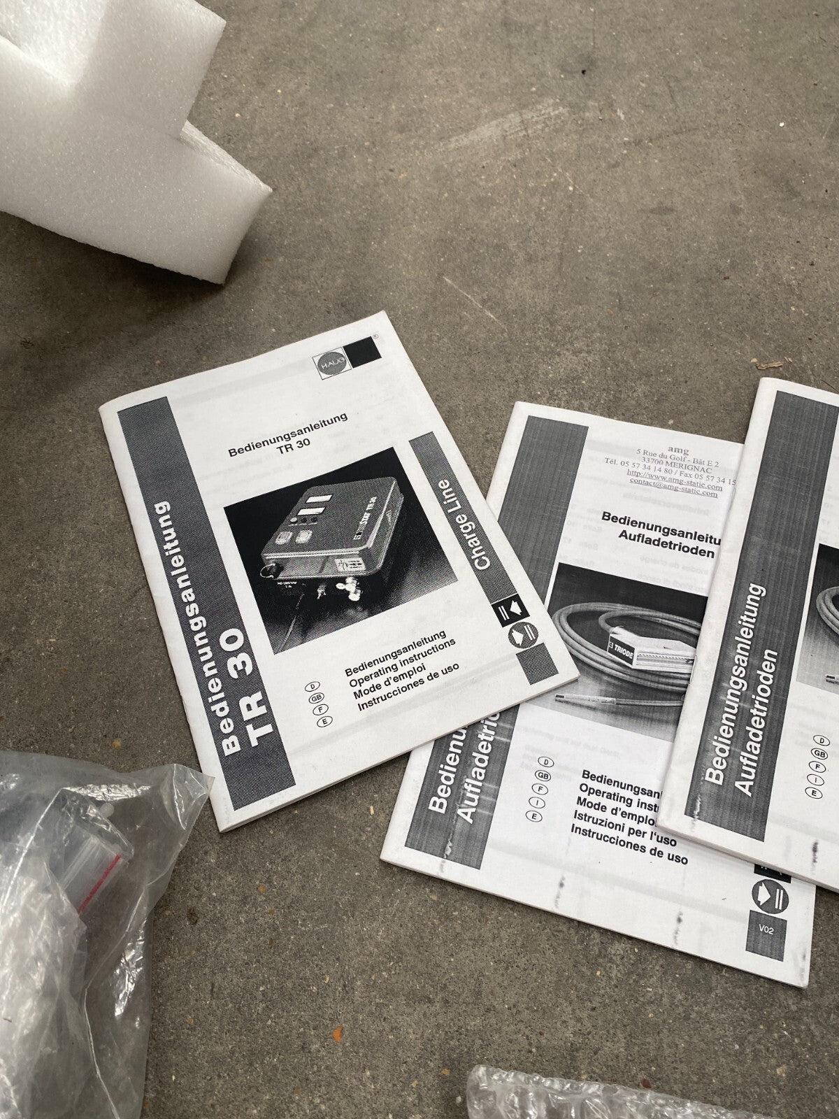 GÉNÉRATRICE CHARGE TR 30 25Kv  AMG Aug TriStat  + 2 pc Triode ALM R 060.200 60cm
