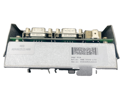 ABB DSQC 351A INTERBUS 3HNE 00006 - 1/09 ADR082525400 - KLR Automation