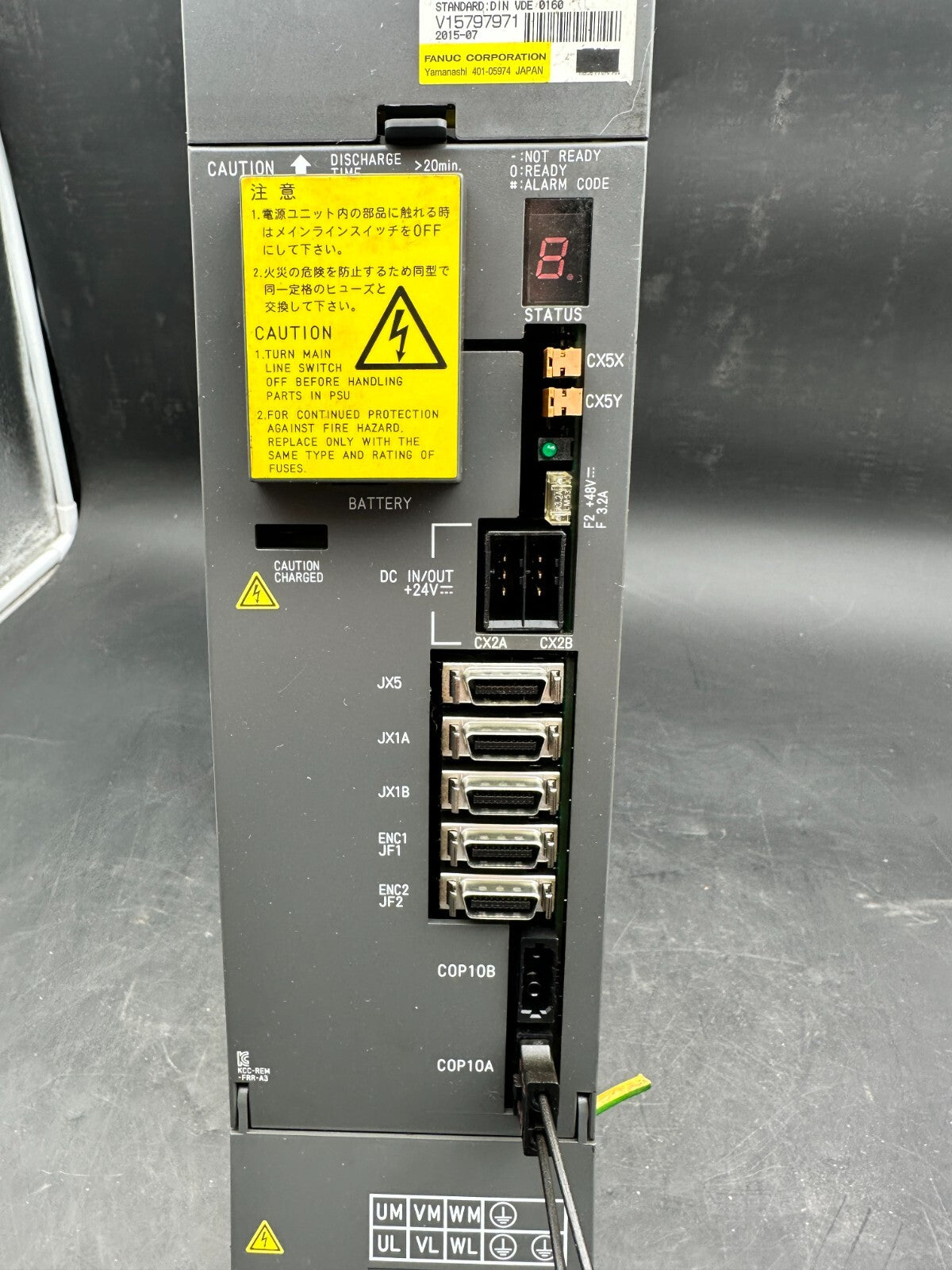 FANUC SERVO AMPLIFIER SVM2-60/60HV A06B-6097-H206 Tested Warranty