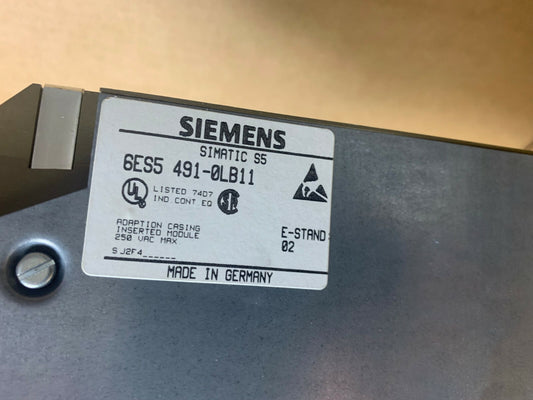 1 x Siemens Simatic S5 6ES5524 - 3UA13 + 6ES5491 - OLB11 - KLR Automation