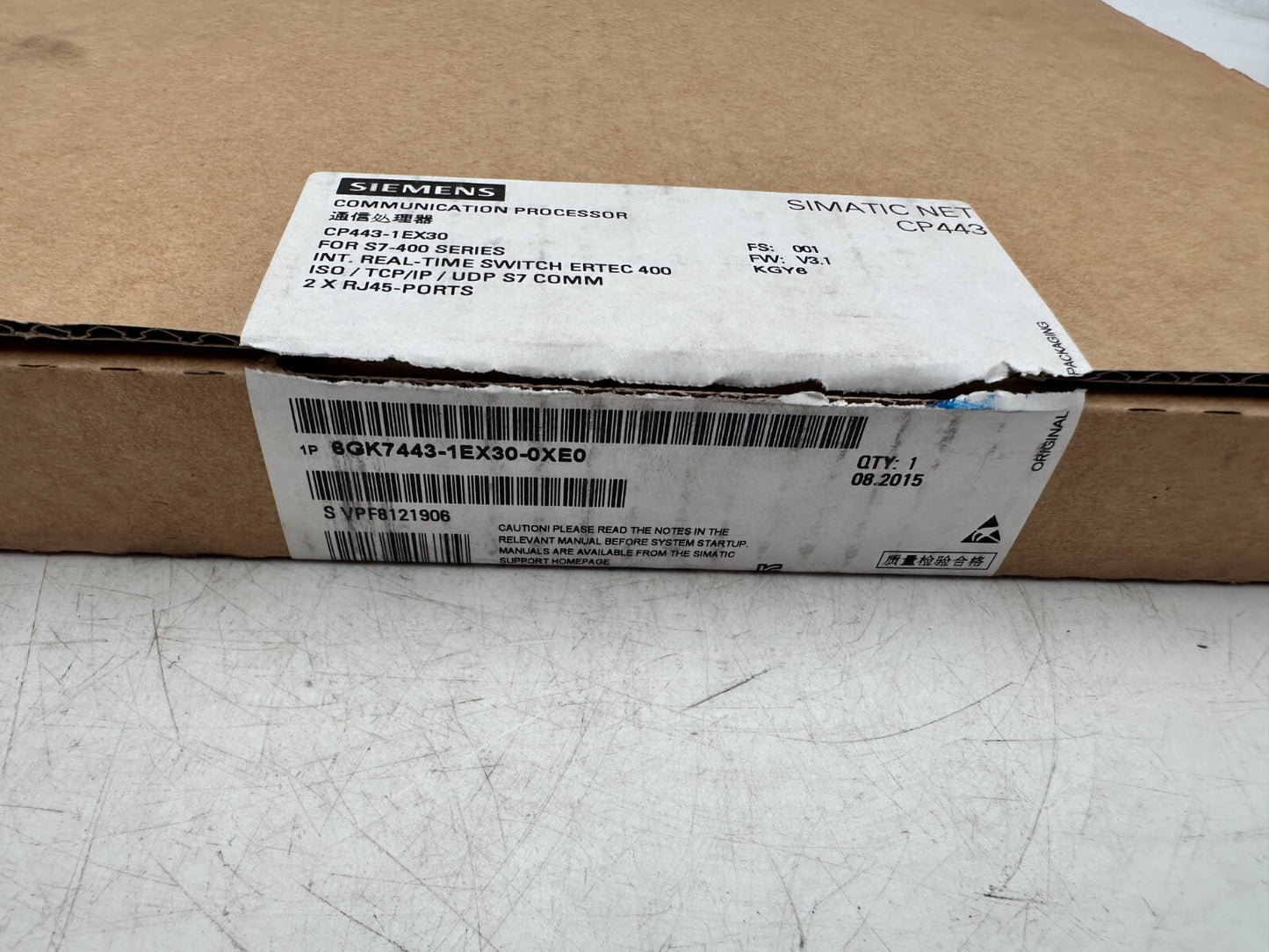 SIEMENS 6ES7414-2XK05-0AB0 CPU 414-2 CENTRAL PROCESSING UNIT