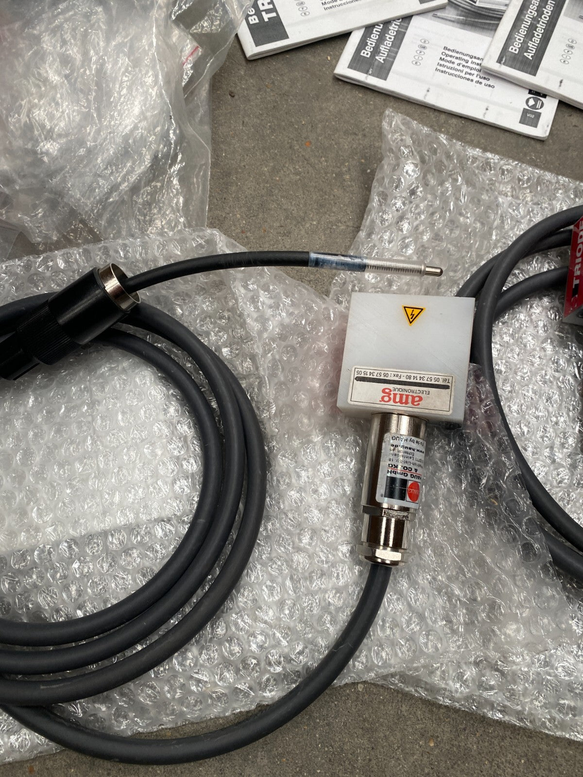 GÉNÉRATRICE CHARGE TR 30 25Kv  AMG Aug TriStat  + 2 pc Triode ALM R 060.200 60cm