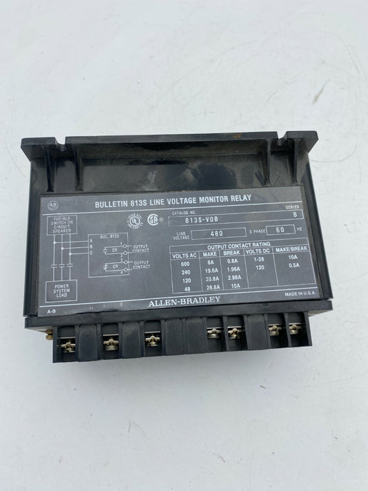 Allen Bradley 813S-VOB, Series B, Bulletin 813S Line Voltage Monitor Relay