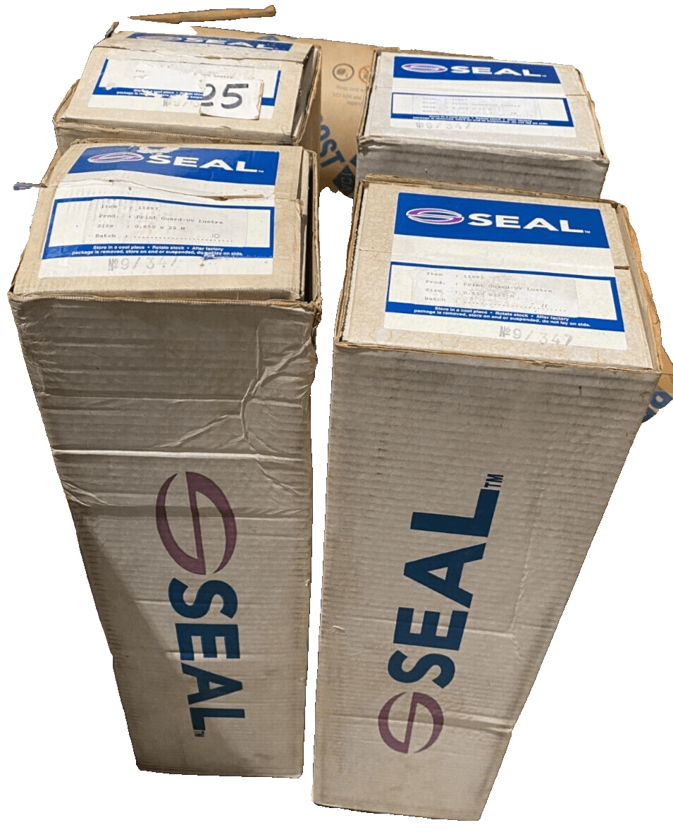 SEAL HUNT 11897 PRINT GUARD - UV LUSTRE 0.625m x 25m x1pc - KLR Automation