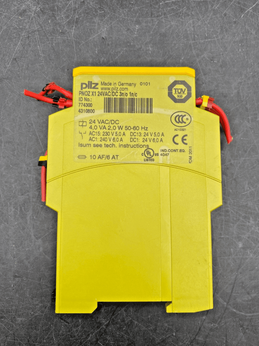 PILZ PNOZ X1 24VAC /DC 3N/O 1N/C SAFETY RELAY - KLR Automation